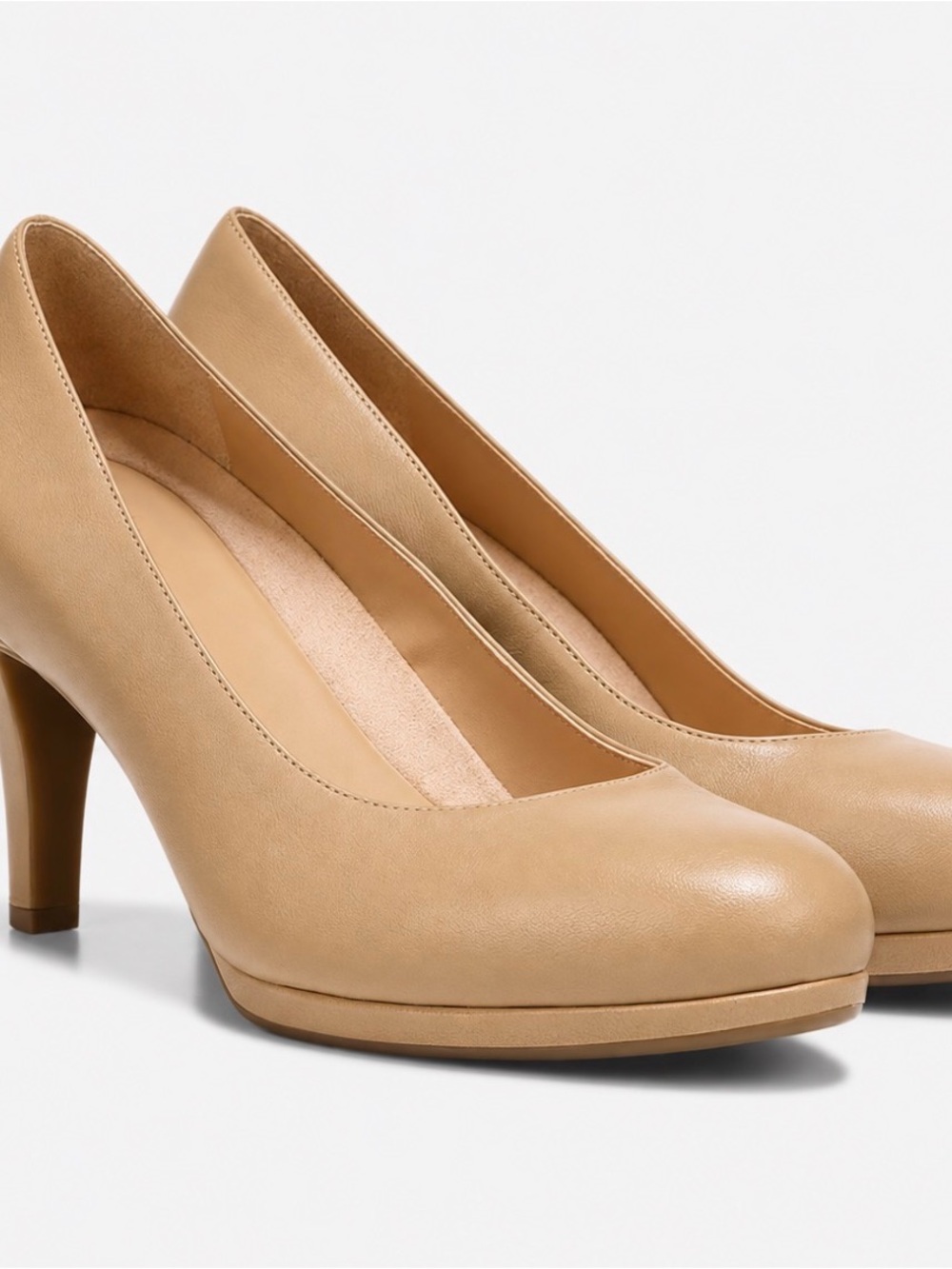 Naturalizer Michelle Platform Pump Brown Heels